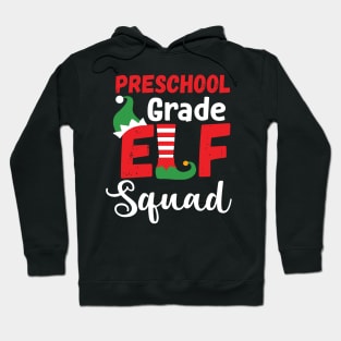 Cute Preschool Grade Elf Squad Teacher Christmas Hoodie